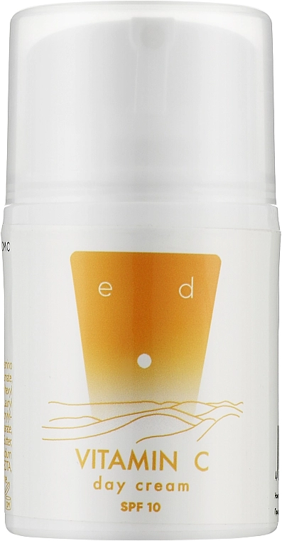 Ed Cosmetics Денний крем для обличчя "Вітамін С" SPF 10 Vitamin C Day Cream SPF 10 - фото N6