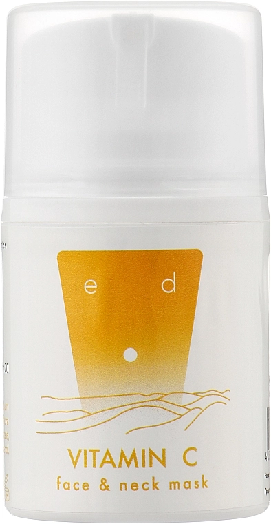 Ed Cosmetics Маска для лица и шеи с витамином С Vitamin C Face & Neck Mask, 50ml - фото N4