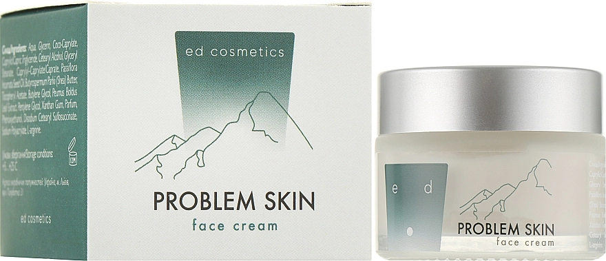 Ed Cosmetics Крем для обличчя "Проблемна шкіра" Problem Skin Face Cream - фото N7