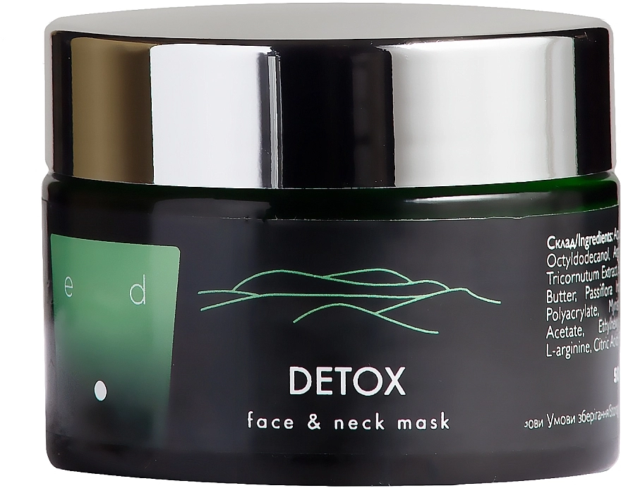 Ed Cosmetics Детокс-маска для лица и шеи Detox Face & Neck Mask - фото N1