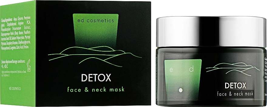 Ed Cosmetics Детокс-маска для лица и шеи Detox Face & Neck Mask - фото N6