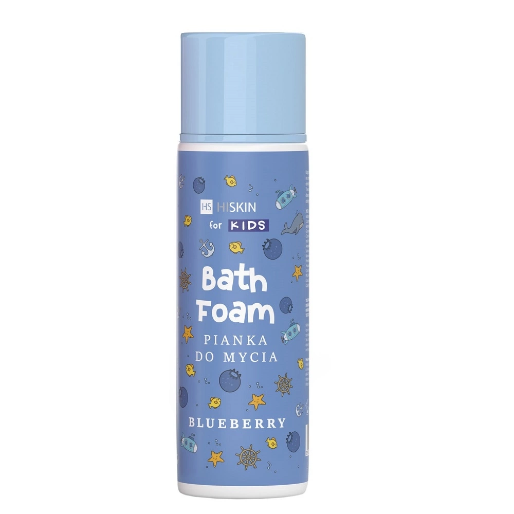 Піна-спрей для душу з ароматом чорниці - HiSkin Bath Foam Blueberry, 250 мл - фото N1