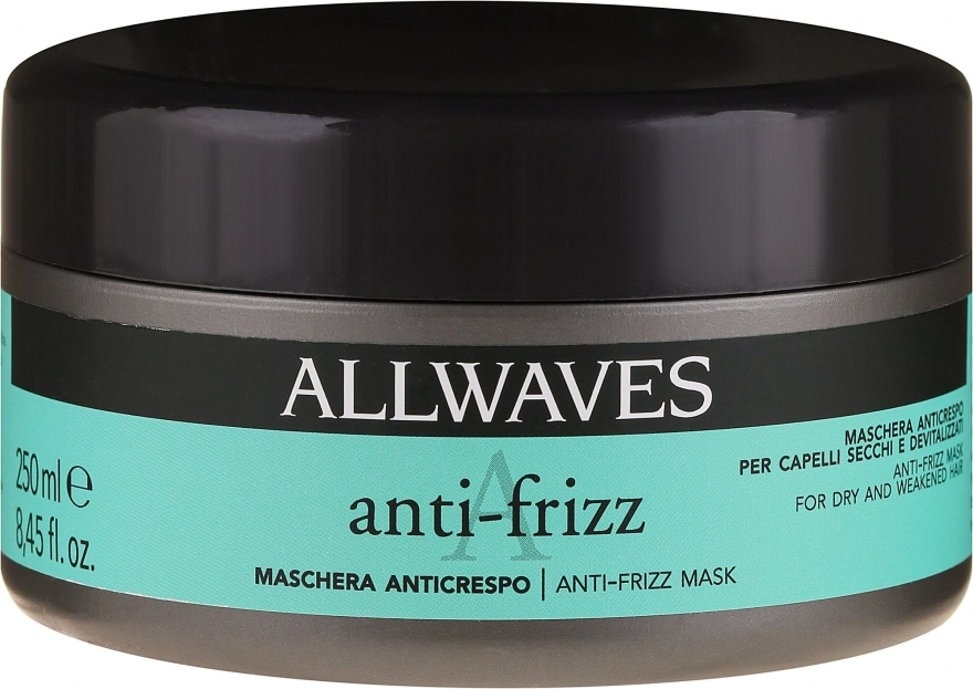 Allwaves Маска для вьющихся и непослушных волос Anti-Frizz Mask - фото N1