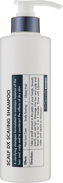 Dr. Ceuracle Отшелушивающий шампунь для укрепления волос Dr. Ceuracle Scalp DX Scaling Shampoo - фото N1