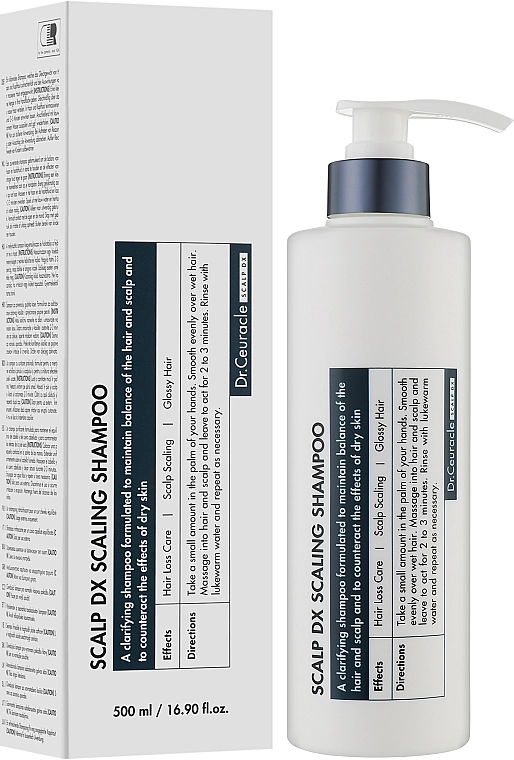 Dr. Ceuracle Отшелушивающий шампунь для укрепления волос Dr. Ceuracle Scalp DX Scaling Shampoo - фото N2