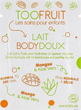 TOOFRUIT Молочко для тела "Манго и Алоэ Вера" Extra Fluid Body Milk (пробник), 400ml - фото N1