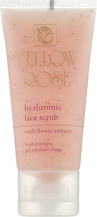 Yellow Rose Скраб з гіалуроновою кислотою й квітковими екстрактами Hyaluronic Face Scrub - фото N1