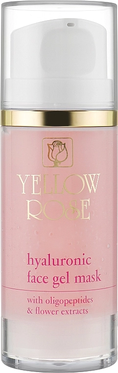 Yellow Rose Гель-маска для лица с гиалуроновой кислотой Hyaluronic Face Gel Mask - фото N1