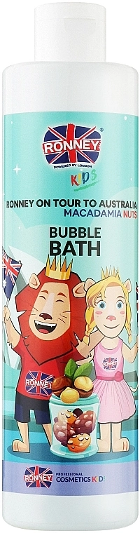 Ronney Professional Пена для ванны "Орехи макадамии" Kids On Tour To Australia Bubble Bath - фото N1