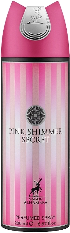 Alhambra Pink Shimmer Secret Дезодорант спрей - фото N1