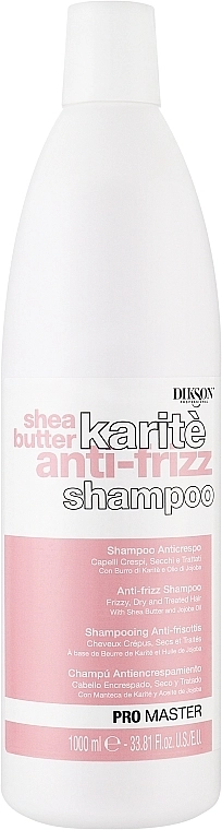 Dikson Шампунь для сухого та пошкодженого волосся Shea Butter Karite Anti-Frizz Shampoo - фото N1