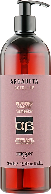 Dikson Шампунь-реконструктор для тонкого волосся Argabeta Botol Up Shampoo - фото N3