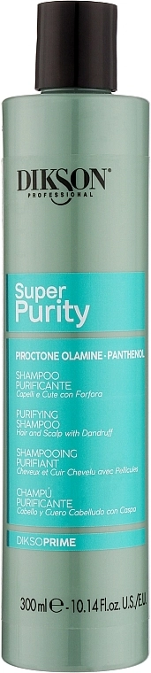 Dikson Очищувальний шампунь від лупи Prime Super Purity Shampoo Intensive Purificante Antiforfora - фото N1