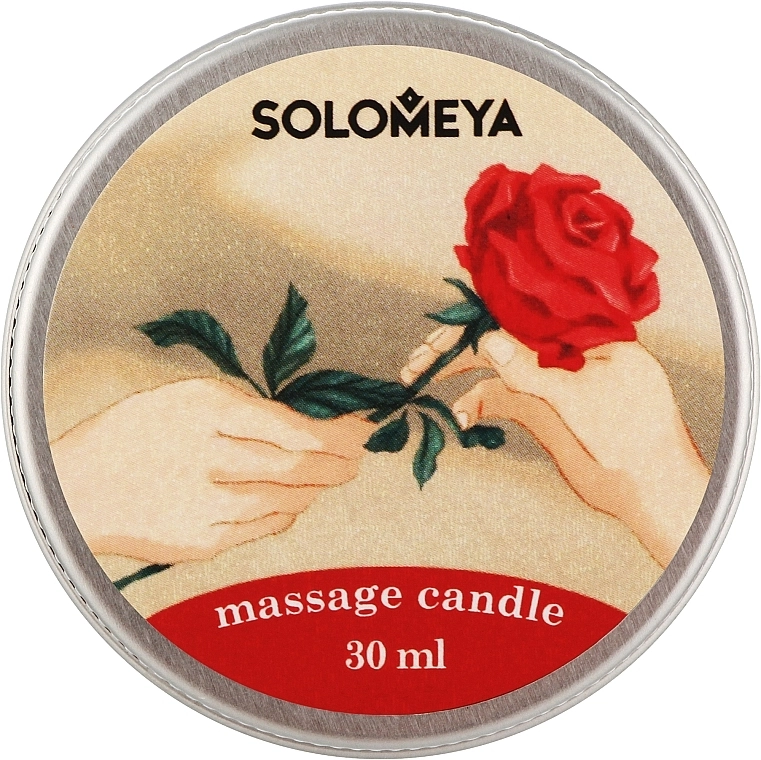 Solomeya Свеча массажная "Роза" Massage Candle - фото N1