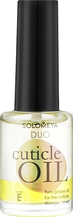 Solomeya Двофазна олія для кутикули "Манго" Cuticle Oil - фото N1