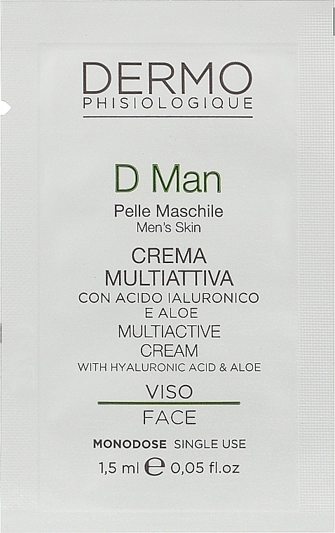 Dermophisiologique Мужской омолаживающий крем для лица D Man Crema Antiage Visco (пробник) - фото N1