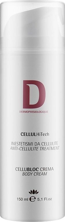 Dermophisiologique Лікувальний антицелюлітний крем для тіла CellulHiTech CelluBloc Cream - фото N1