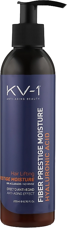 KV-1 Незмивний крем-філер з олією кунжуту й гіалуроновою кислотою Fiber Prestige Moisture Hair Lifting - фото N1