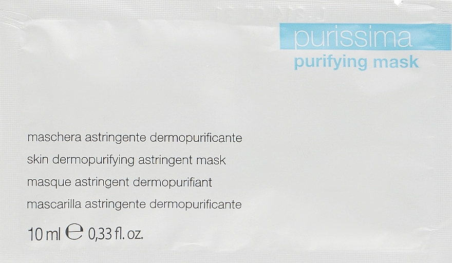 Kleraderm Пурифинг-маска для лица Purissima Purifying Mask, 10ml - фото N1