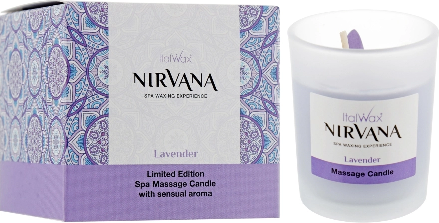 ItalWax Ароматична масажна свічка «Нірвана. Лаванда» Nirvana Lavender Spa Massage Candle - фото N4