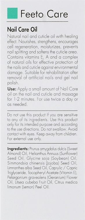 Kart Олія для догляду за нігтями Feeto Care Nail Care Oil - фото N3