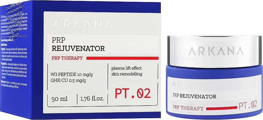 Arkana Висококонцентрований омолоджувальний крем з пептидами Prp Rejuvenator Cream - фото N5