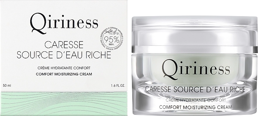 Qiriness Зволожующий захисний крем збагачений Caresse Source d'Eau Riche Comfort Moisturizing Cream - фото N2