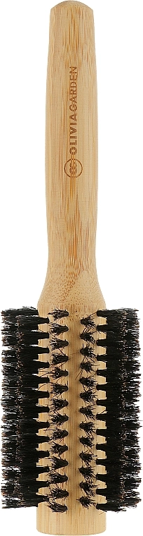 Olivia Garden Бамбуковий брашинг з натуральною щетиною, 30 мм Bamboo Touch Boar - фото N1