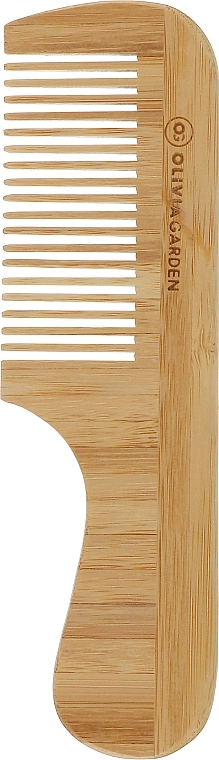 Olivia Garden Гребінець для волосся з ручкою, бамбуковий Bamboo Touch Comb 3 - фото N1