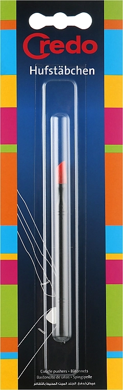 Credo Solingen Инструмент для отодвигания кутикулы с резиновым наконечником, 12410 - фото N1