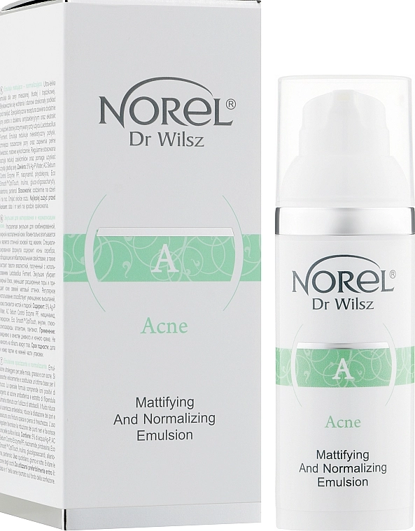 Norel Матирующая и нормализующая эмульсия для жирной кожи и кожи с акне Acne Mattifying And Normalizing Emulsion - фото N2