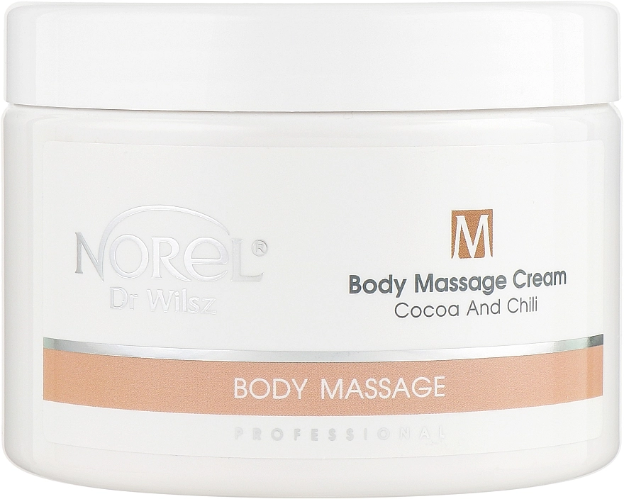 Norel Масажний крем для тіла з какао й перцем чілі Body Massage Cream Cocoa And Chilli - фото N1