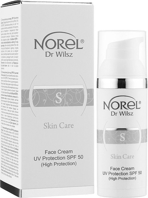 Norel Сонцезахисний крем з високим ступенем захисту SPF 50 Skin Care Face Cream UV Protection SPF 50 - фото N2