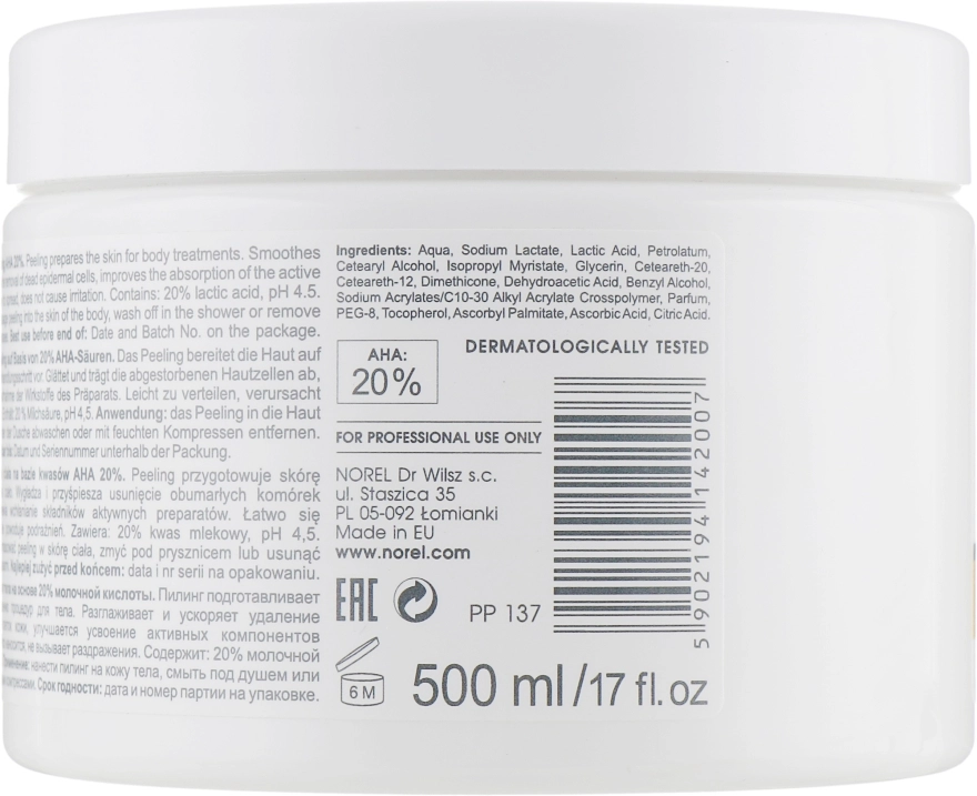 Norel Пілінг для тіла AHA 20% Body peeling AHA 20% - фото N2