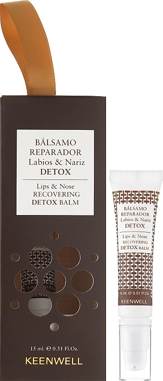 Keenwell Увлажняющий питательный бальзам для губ Lips & Nose Recovering Detox Balm - фото N2