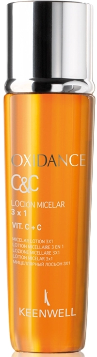 Keenwell Міцелярний лосьйон з вітамінами с+С Oxidance Micelar Lotion 3x1 Vit. C+C - фото N3