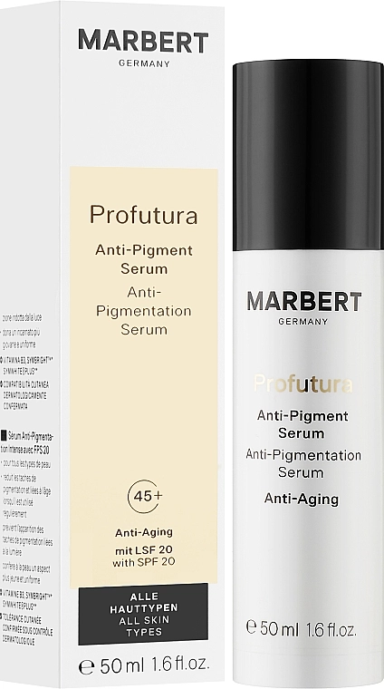 Marbert Интенсивная сыворотка против пигментации Profutura Anti-Pigment Serum SPF20 - фото N2