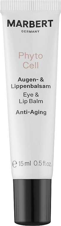 Marbert Бальзам для кожи вокруг глаз и губ PhytoCell Anti-Aging Eye & Lip Balm - фото N1