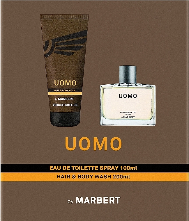 Marbert УЦЕНКА Uomo Набор (edt/100ml + h/b/wash/200ml) * - фото N1