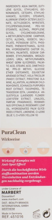 Marbert Крем для жирної шкіри Purifying Care Pura Clean Regulierende Creme - фото N3