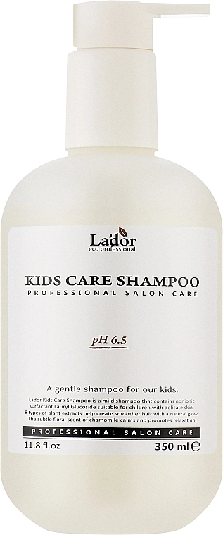 Бессульфатный шампунь для детей - La'dor Kids Care Shampoo, 350 мл - фото N1