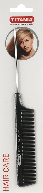Titania Гребінець з металевою ручкою, 21.5 см - фото N1