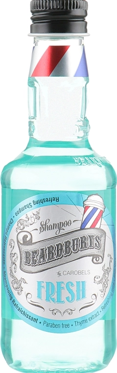 Beardburys Шампунь освежающий с экстрактом ментола Fresh Shampoo - фото N1