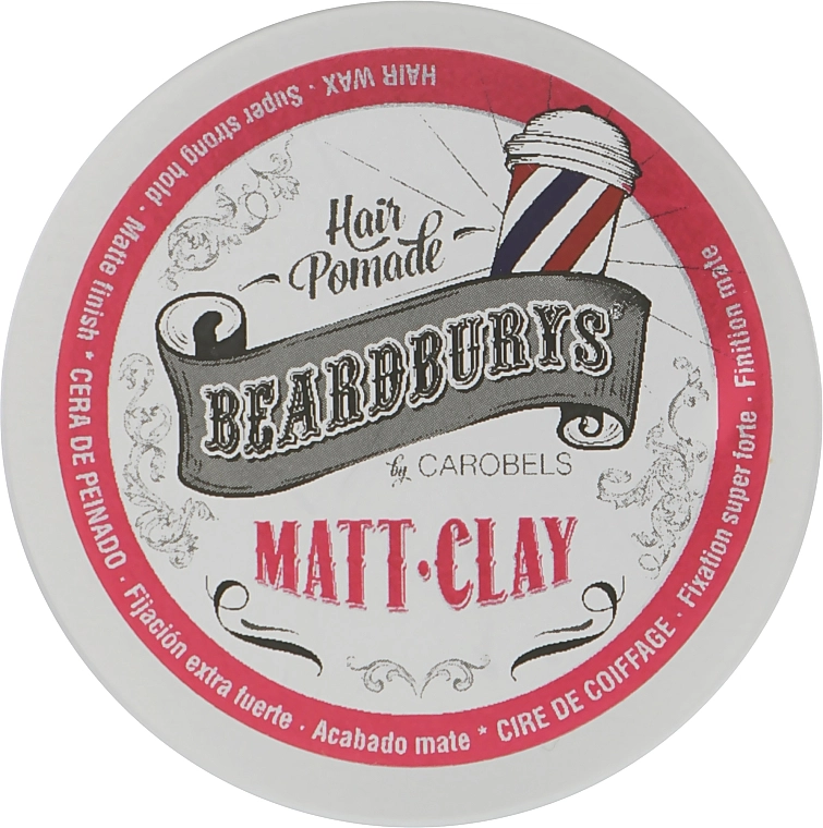 Beardburys Глина для волос с матовым эффектом Matt-Clay Carobels - фото N1