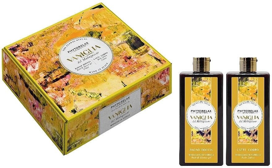 Phytorelax Laboratories Набор The Floral Ritual Vanille Of Madagascar (sh/gel/250ml + b/lot/250ml) - фото N1