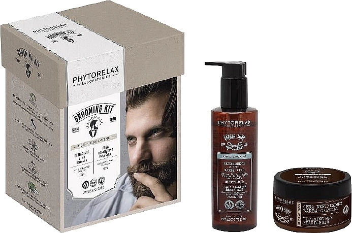 Phytorelax Laboratories Набір Men's Grooming (f/gel/200ml + wax/100ml) - фото N1