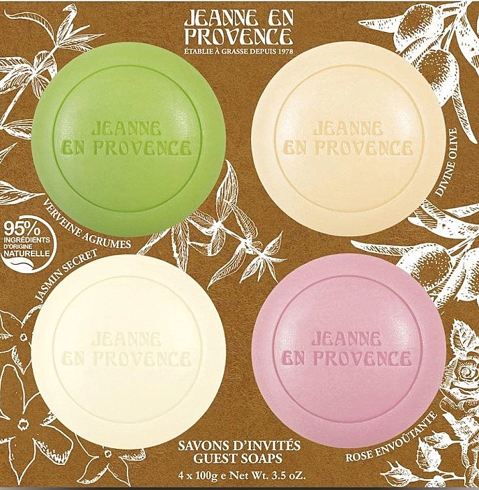 Jeanne en Provence Набор мыла (soap/4x100g) - фото N1