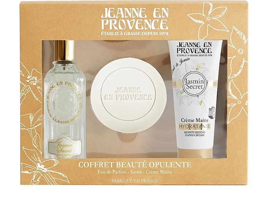 Jeanne en Provence Jasmin Secret Набір (edp/60ml + h/cr/75ml + soap/100g) - фото N1