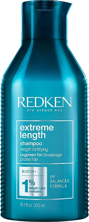 Redken Шампунь с биотином для укрепления длинных волос Extreme Length Shampoo - фото N1