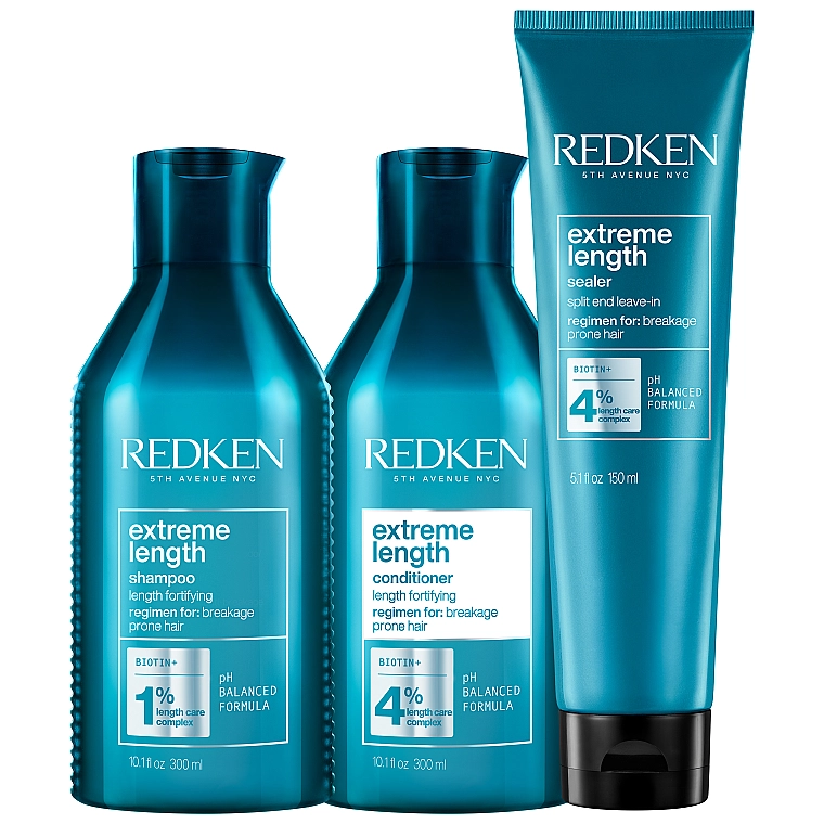 Redken Шампунь с биотином для укрепления длинных волос Extreme Length Shampoo - фото N8